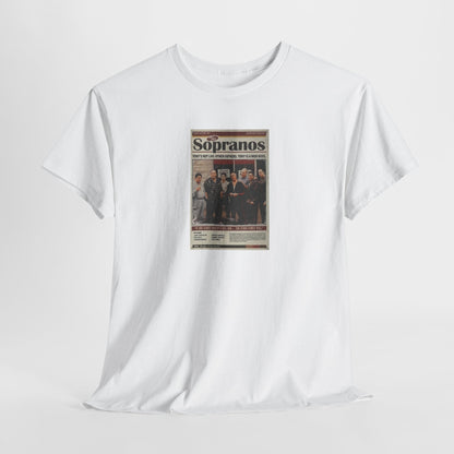 The Sopranos T-Shirt, Mafia Shirt, Tony Soprano, Christopher Moltisanti, Paulie Gualtieri, Silvio Dante, Dr. Melfi, Carmela, Bada Bing Tee