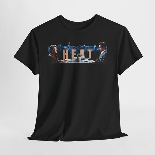 Heat (1995) Movie T-Shirt - Robert De Niro & Al Pacino Graphic Tee