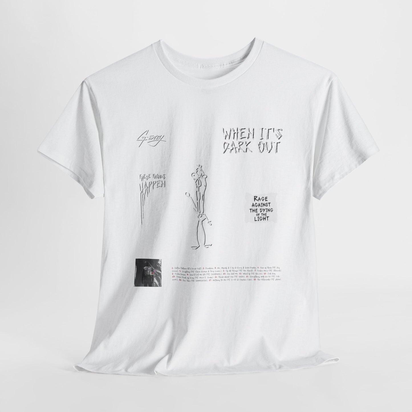 G-Eazy When It's Dark Out T-Shirt | G Eazy Album Tee