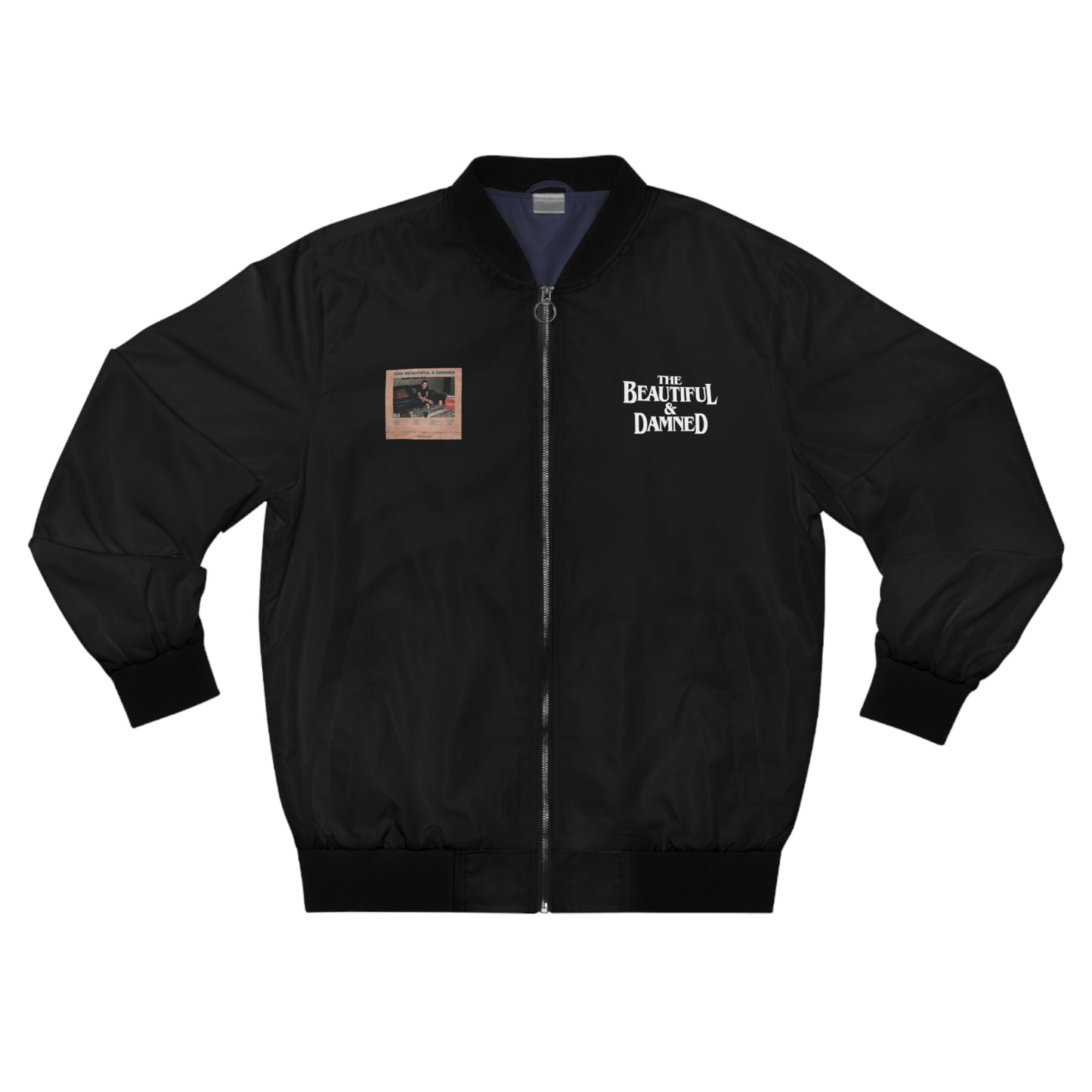G-Eazy The Beautiful & Damned Black Bomber Jacket | G Eazy Album Jacket