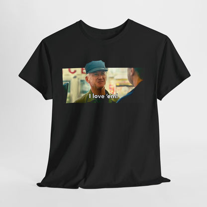 One Battle After Another T-Shirt, Sean Penn I Love Em Graphic Tee