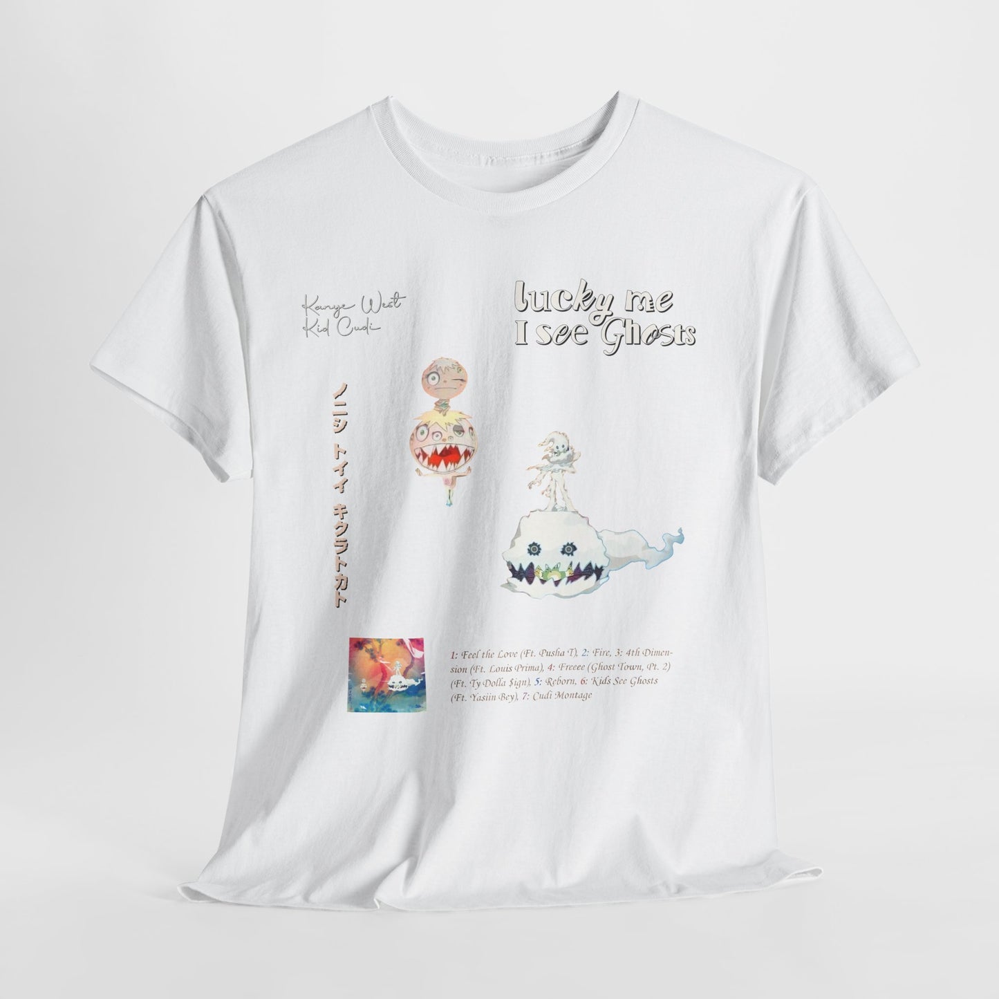 Kids See Ghosts T-Shirt | Kanye West T-Shirt, Kid Cudi Graphic Tee