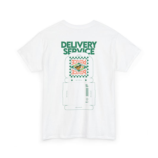 Pizza Delivery Service T-Shirt | Boxy Delivery Service Tee