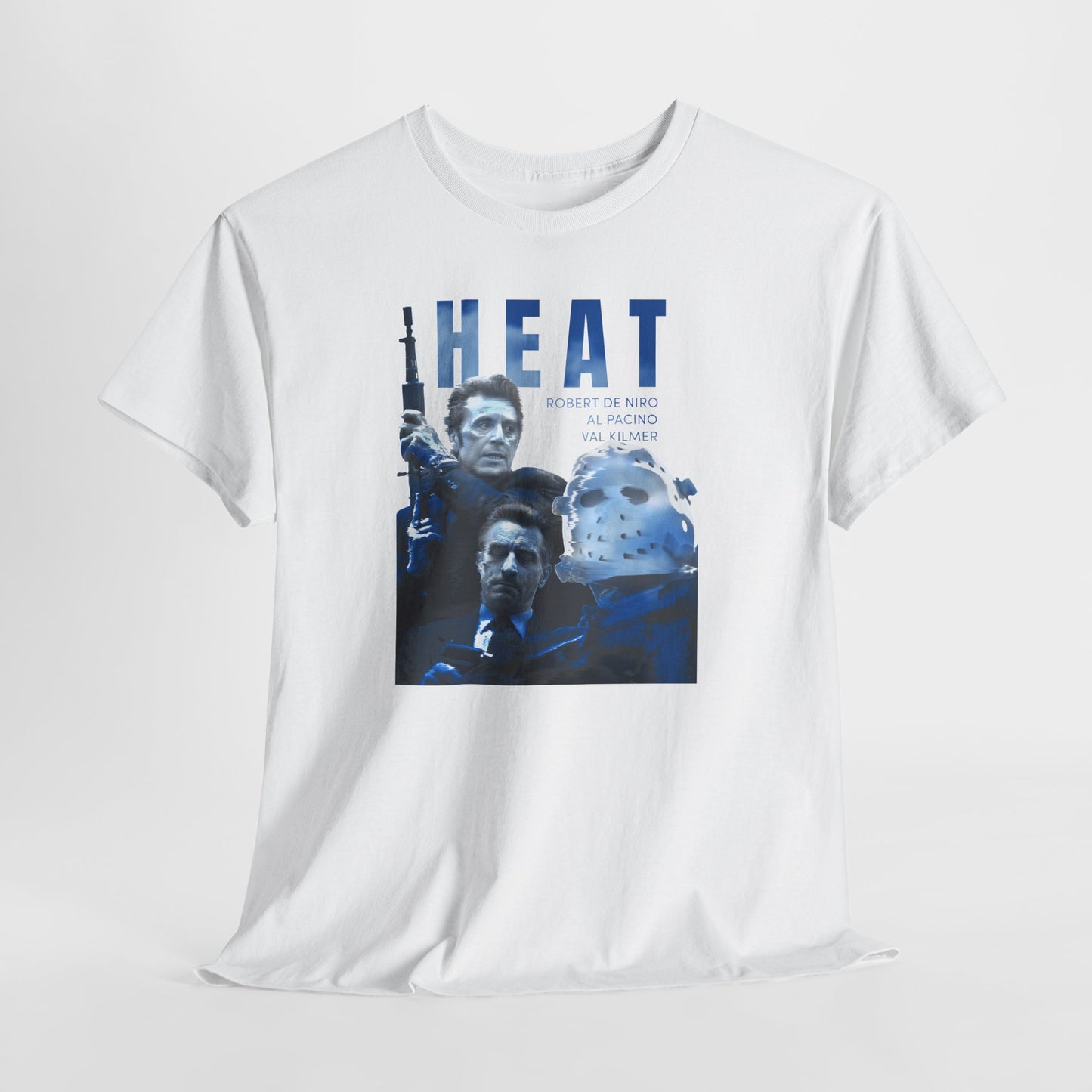 Heat (1995) Movie T-Shirt - Robert De Niro & Al Pacino Graphic Tee