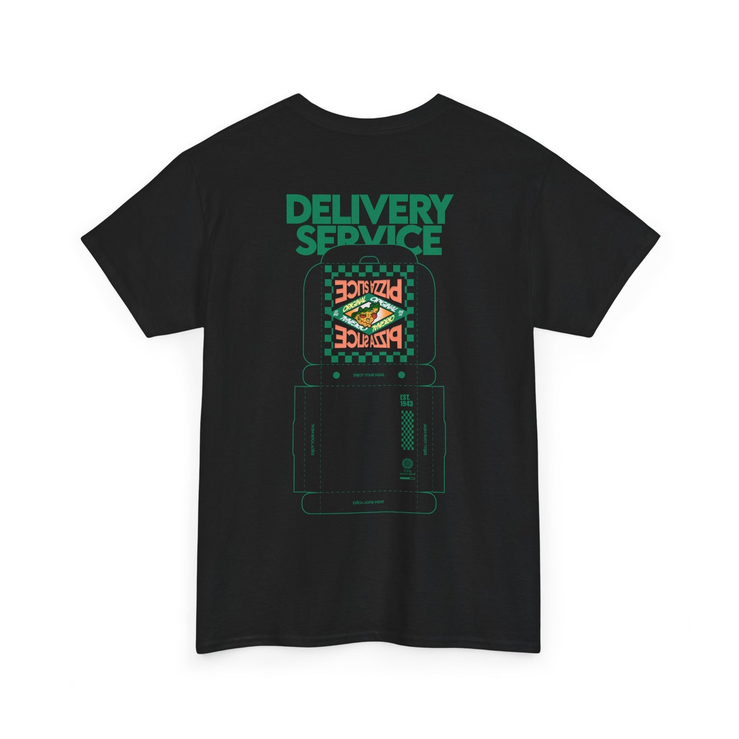 Pizza Delivery Service T-Shirt | Boxy Delivery Service Tee