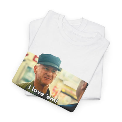 One Battle After Another T-Shirt, Sean Penn I Love Em Graphic Tee