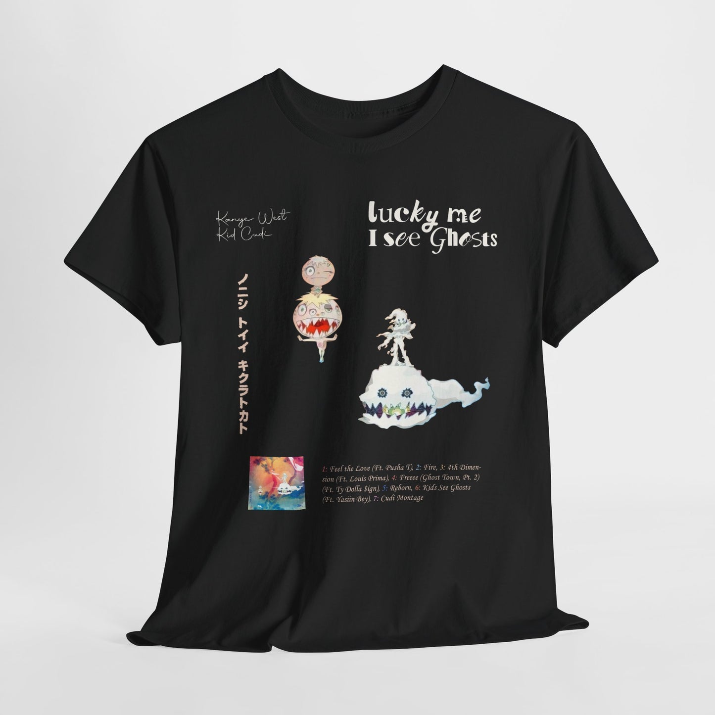 Kids See Ghosts T-Shirt | Kanye West T-Shirt, Kid Cudi Graphic Tee