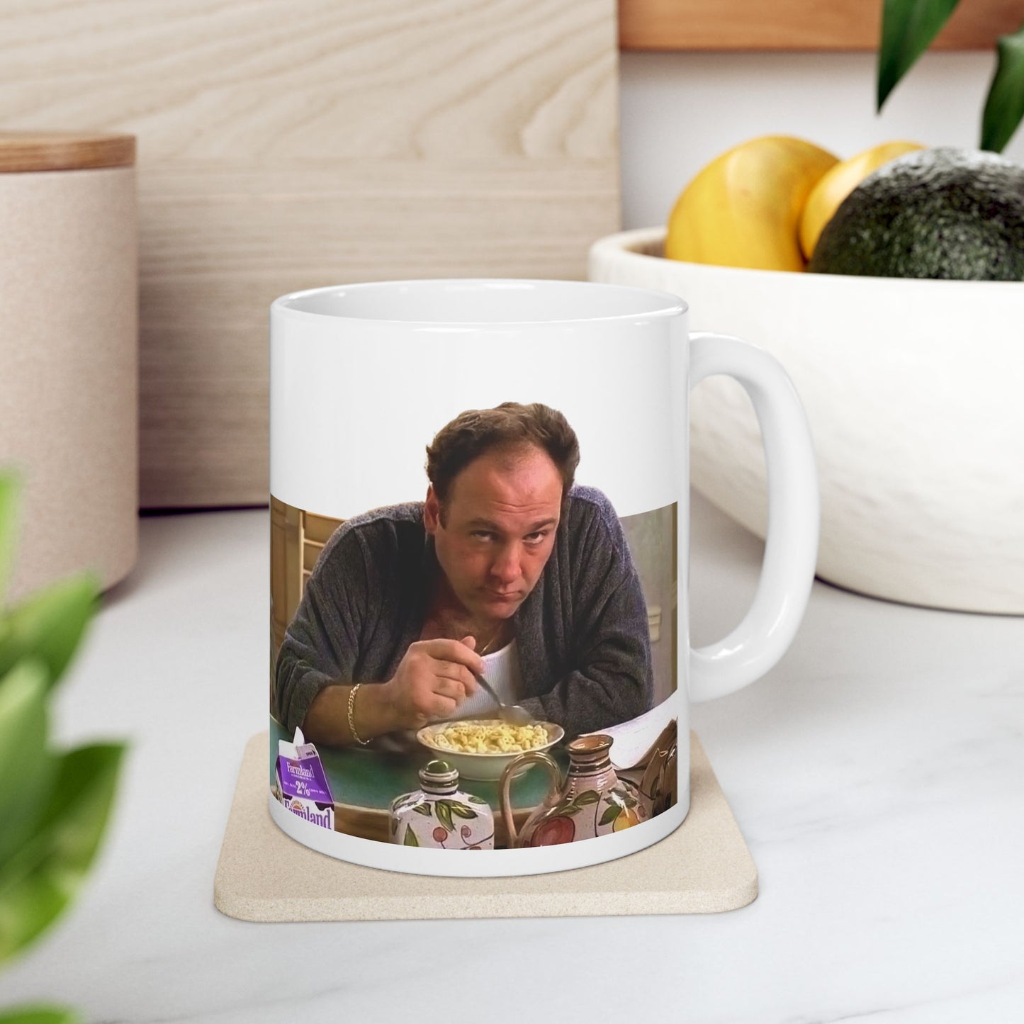 The Sopranos Tony Soprano Breakfast Coffee Mug (11oz, 15 oz)