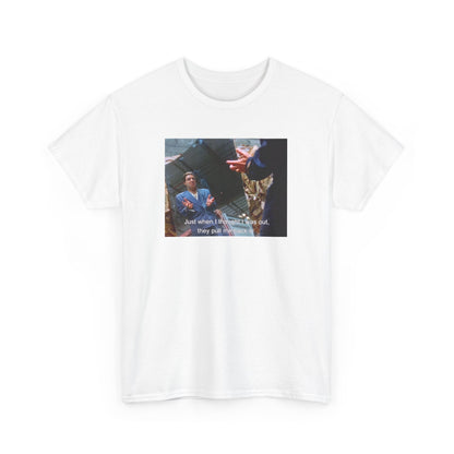 The Sopranos Silvio Dante T-Shirt, Just When I Thought I Was Out They Pull Me Back In, Steven Van Zandt, Tony Soprano, Unisex Silvio Shirt