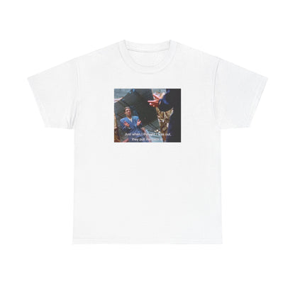 The Sopranos Silvio Dante T-Shirt, Just When I Thought I Was Out They Pull Me Back In, Steven Van Zandt, Tony Soprano, Unisex Silvio Shirt